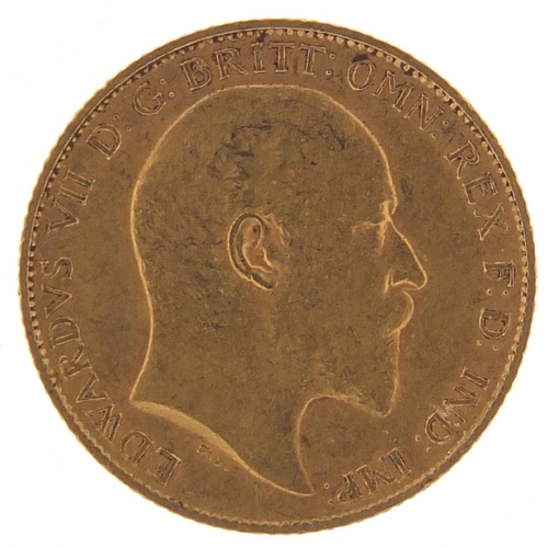 479 - Edward VII 1906 gold half sovereign - this lot is sold without buyer’s premium, the hammer price is ... 