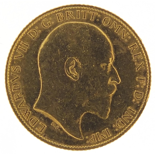 494 - Edward VII 1909 gold half sovereign - this lot is sold without buyer’s premium, the hammer price is ... 