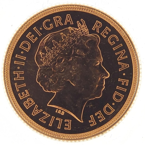 484 - Elizabeth II 2000 gold sovereign - this lot is sold without buyer’s premium, the hammer price is the... 