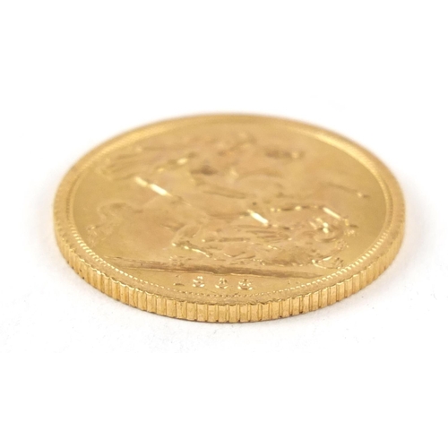 489 - Elizabeth II 1968 gold sovereign - this lot is sold without buyer’s premium, the hammer price is the... 