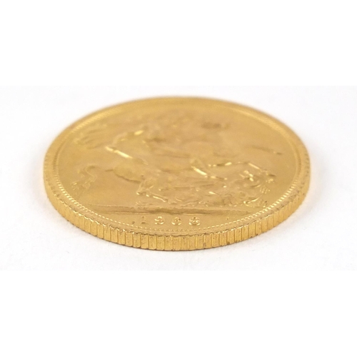 498 - Elizabeth II 1968 gold sovereign - this lot is sold without buyer’s premium, the hammer price is the... 