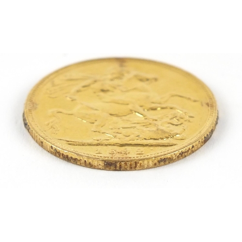 571 - Queen Victoria Jubilee Head 1892 gold sovereign - this lot is sold without buyer’s premium, the hamm... 