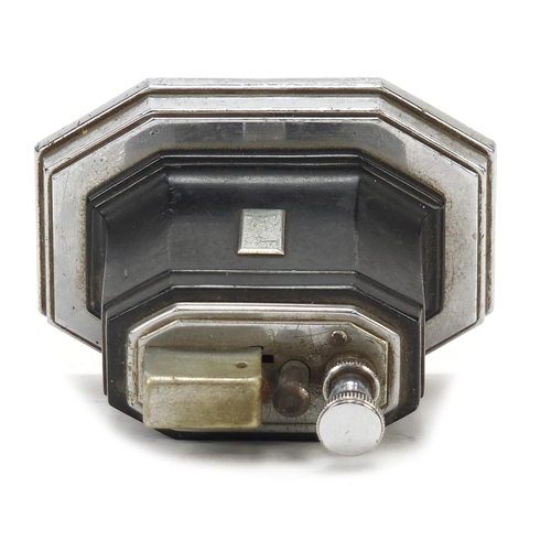 193 - Ronson, Art Deco touch tip table lighter, 9cm high