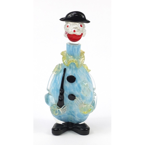 2301 - Murano glass clown decanter, 33cm high