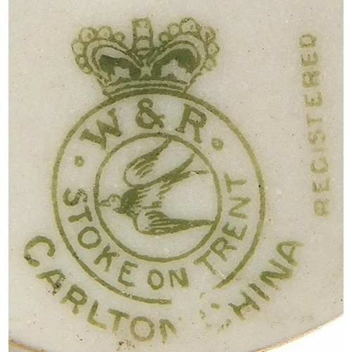 1512 - Carlton China, military interest Munitions worker doing her bit crested china with Mansfield crest, ... 