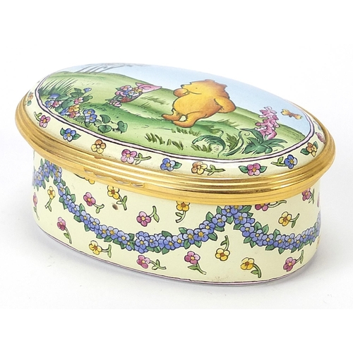 Halcyon days enamel Winnie the Pooh musical box, limited edition