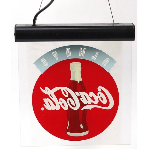 148 - Advertising Coca Cola illuminated bar sign, Always Coca Cola, 35cm high