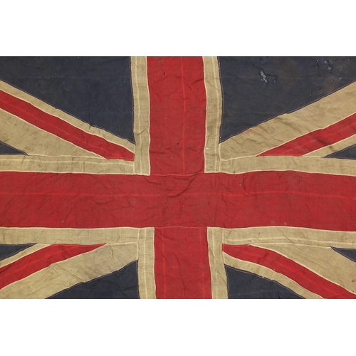 1447 - Large British military Naval interest Union Jack flag, 255cm x 120cm