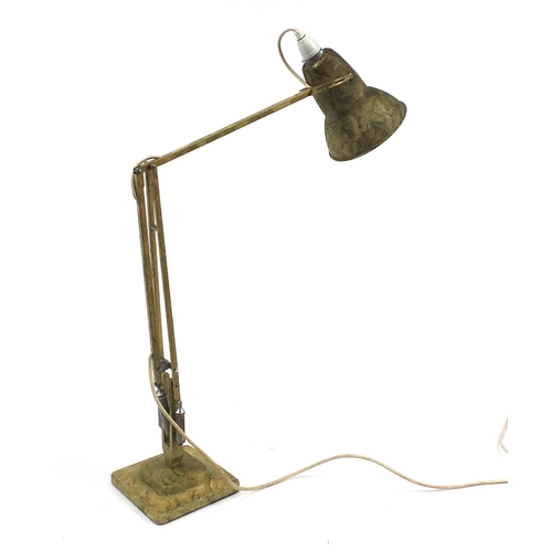 110A - Herbert Terry, vintage marbleised Anglepoise lamp