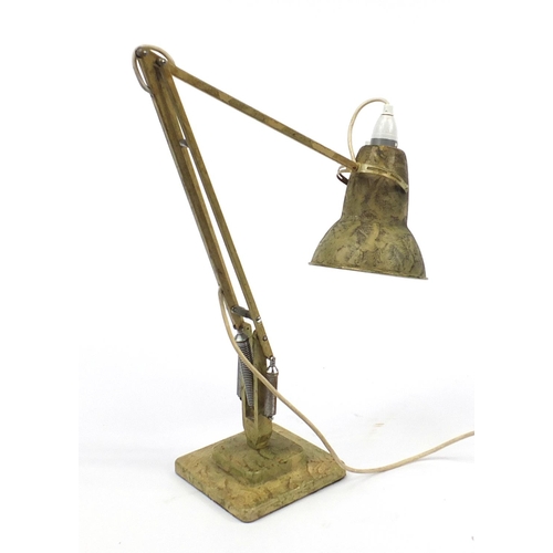 110A - Herbert Terry, vintage marbleised Anglepoise lamp