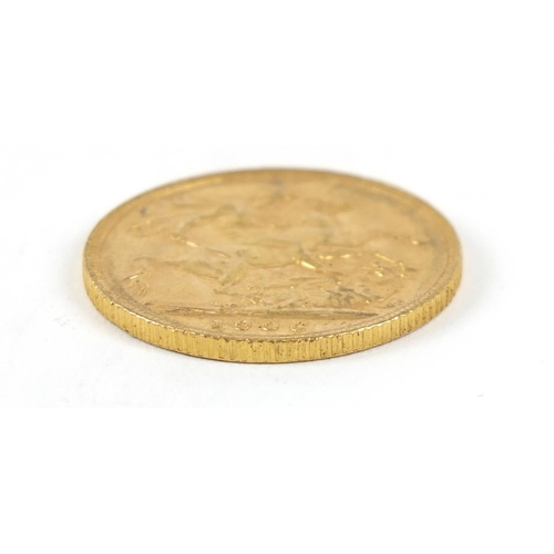 672 - Edward VII 1906 gold sovereign - this lot is sold without buyer’s premium, the hammer price is the p... 