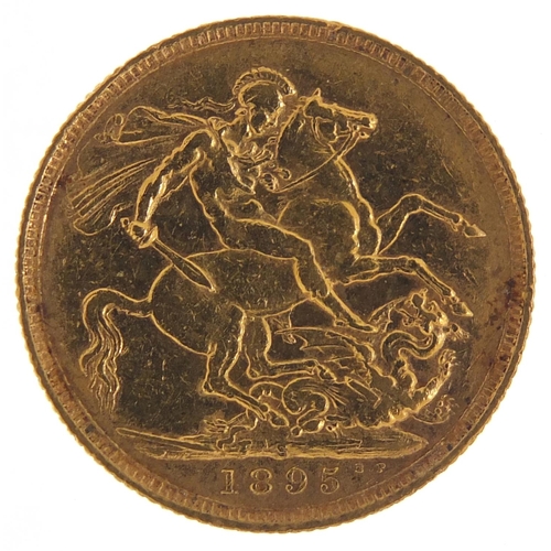 659 - Queen Victoria 1895 gold sovereign, Sydney Mint - this lot is sold without buyer’s premium, the hamm... 