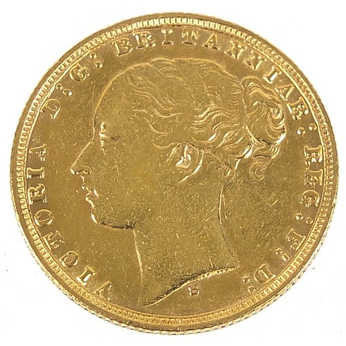 703 - Victoria Young Head 1876 gold sovereign, Sydney mint - this lot is sold without buyer’s premium, the... 