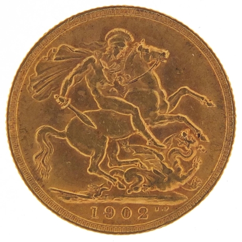 683 - Edward VII 1902 gold sovereign - this lot is sold without buyer’s premium, the hammer price is the p... 