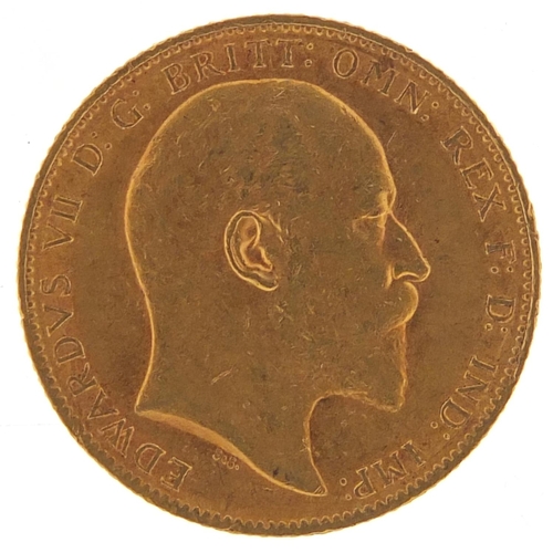 683 - Edward VII 1902 gold sovereign - this lot is sold without buyer’s premium, the hammer price is the p... 