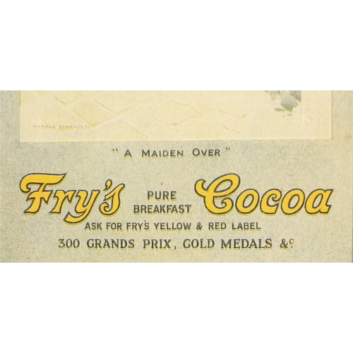 688A - Five advertising Fry's Cocoa prints in colour, each mounted, framed and glazed, the largest 21cm x 1... 