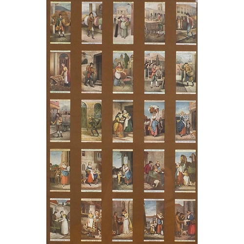 446A - Ten framed glazed displays of cigarette cards including aviation by Lambert & Butler, Football Club ... 