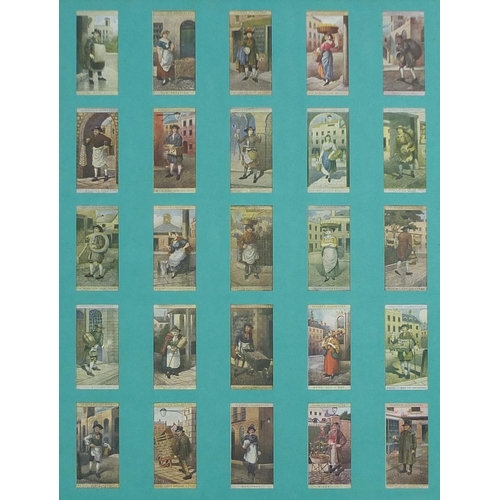 446A - Ten framed glazed displays of cigarette cards including aviation by Lambert & Butler, Football Club ... 