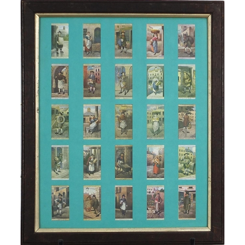 446A - Ten framed glazed displays of cigarette cards including aviation by Lambert & Butler, Football Club ... 