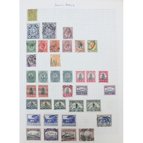 966 - 19th century and later world stamps arranged in an album including United States of America and Swed... 