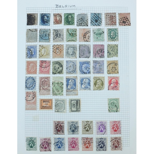 970 - 19th century and later world stamps arranged in an album including Australia, Austria, Belgium and C... 