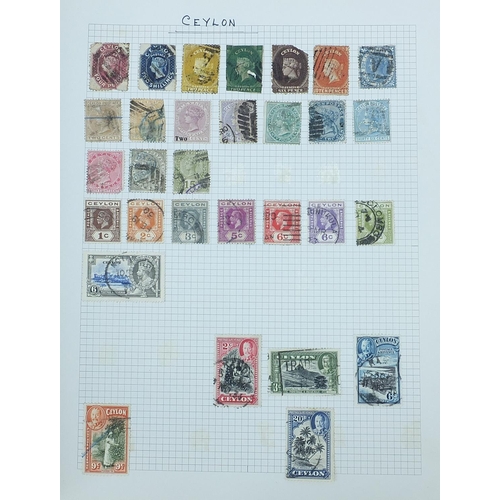 970 - 19th century and later world stamps arranged in an album including Australia, Austria, Belgium and C... 