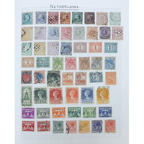 968 - 19th century and later world stamps arranged in an album including Netherlands, New Zealand, Poland ... 