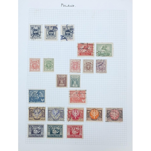 968 - 19th century and later world stamps arranged in an album including Netherlands, New Zealand, Poland ... 