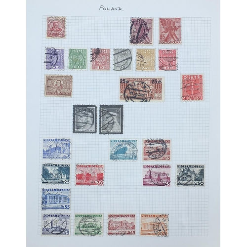 968 - 19th century and later world stamps arranged in an album including Netherlands, New Zealand, Poland ... 