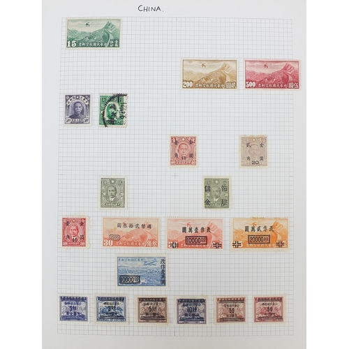 967 - 19th century and later world stamps arranged in an album including China, Denmark, Egypt and France