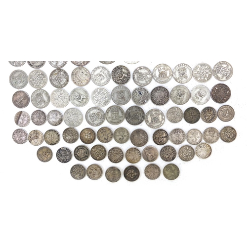 364 - Antique and later British and world coinage, some silver including half crowns, florins, 1970 Newfou... 