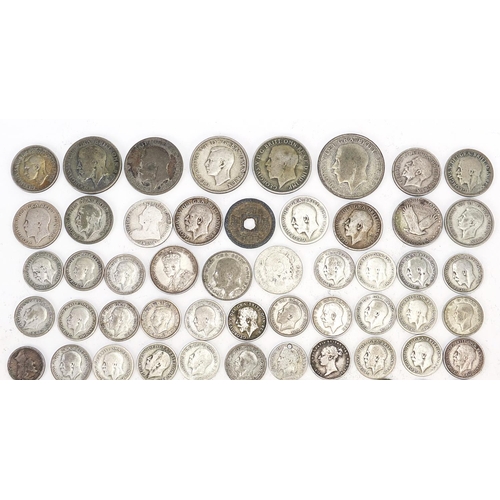 364 - Antique and later British and world coinage, some silver including half crowns, florins, 1970 Newfou... 