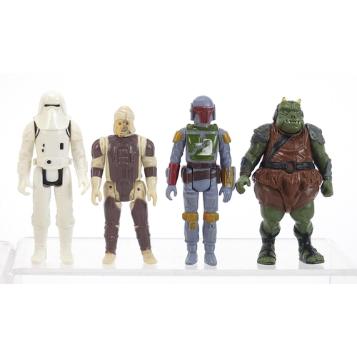 2421 - Twenty 1970's and later Star Wars action figures including Stormtrooper, C3PO and Gamorrean Guard