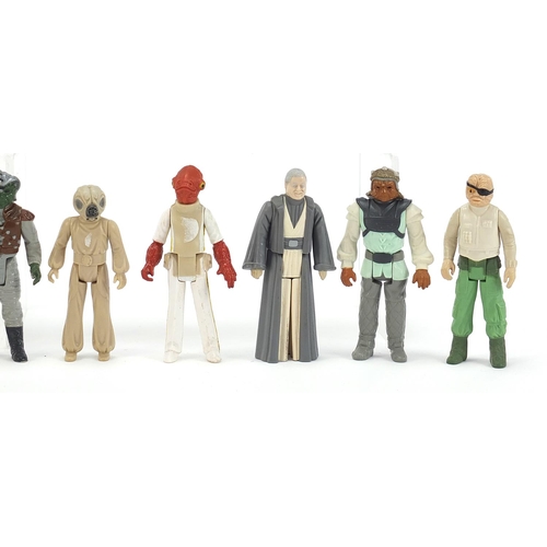 2421 - Twenty 1970's and later Star Wars action figures including Stormtrooper, C3PO and Gamorrean Guard