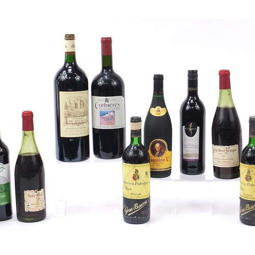 1095 - Fourteen bottles of red wine including two magnum bottles, Nuits St George and Beaune Premier cru