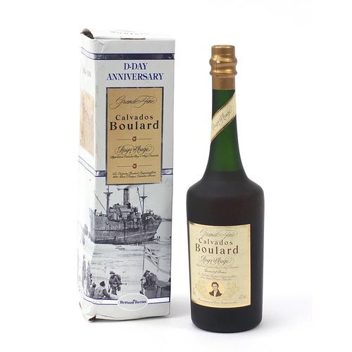 1087 - One litre bottle of D-Day anniversary Calvados Boulard with box