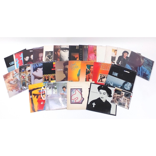 2620 - 1980's New Wave vinyl LP's including and a signed Spandau Ballet Crashed Into Love 45rpm, Sade, Paul... 