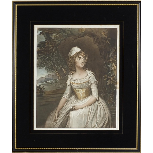 494 - After Sir Joshua Reynolds - Lady Lavinia Bingham, Countess Spencer and Lady Charlotte Feversham Two ... 