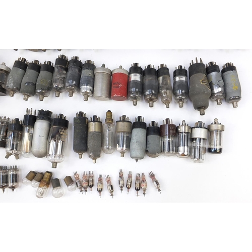 681 - Collection of vintage radio valves including Rogers and National Union