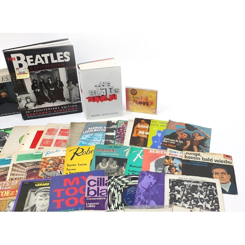 2630 - Vinyl LP's, CD's and related hardback books including The Beatles and Rolling Stones