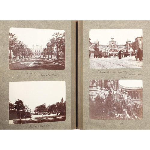 954 - Early 20th century black and white photograph album of Italy including St Peter's Square, Rome Colos... 