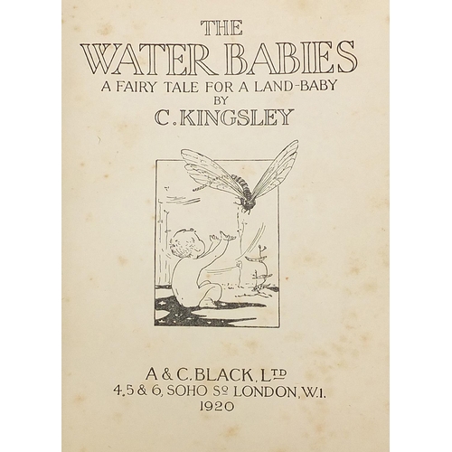 435 - Three children's hardback books comprising The Water Babies by C Kingsley 1920, Just Forty Winks by ... 