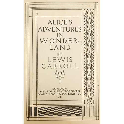 430 - Six children's books by Lewis Carrol including Alice's Adventures in Wonderland and Through the Look... 