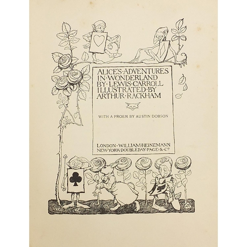 430 - Six children's books by Lewis Carrol including Alice's Adventures in Wonderland and Through the Look... 