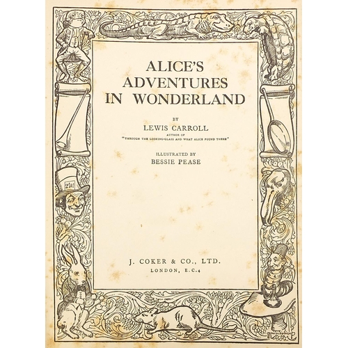 430 - Six children's books by Lewis Carrol including Alice's Adventures in Wonderland and Through the Look... 