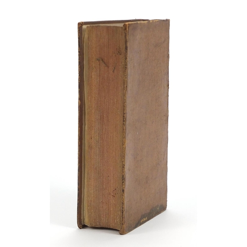 627 - Titus Livius's Roman History from the Buildings of Gipy, 1761, antique leather bound hardback book E... 