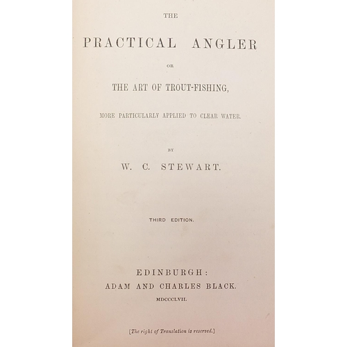 638 - Three fishing interest hardback books and The Oarsman & Anglers of the River Thames comprising Rod i... 