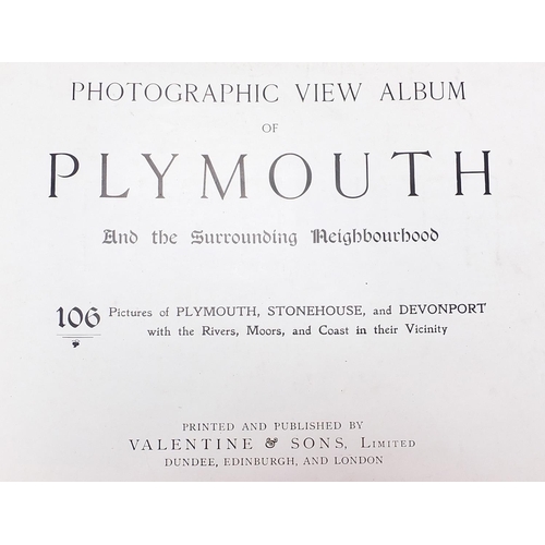 953 - Three early 20th century travel interest picture books comprising Falmouth, Exmouth and Plymouth