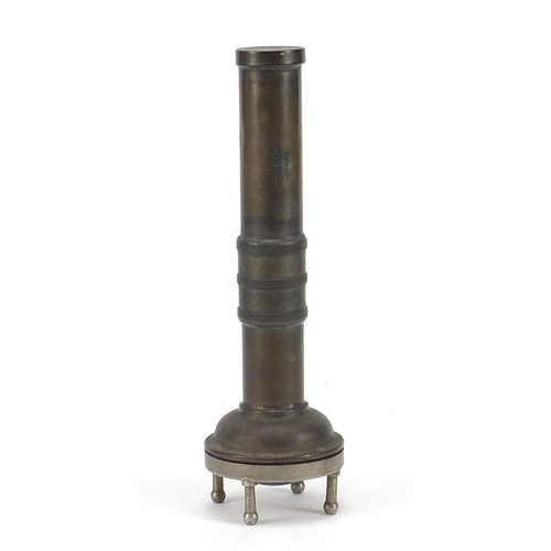 747 - Siebe Gorman & Co of London, early 20th century diver's torch impressed AP4456 to the underside, 28.... 