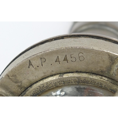 747 - Siebe Gorman & Co of London, early 20th century diver's torch impressed AP4456 to the underside, 28.... 